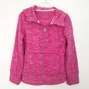 Calvin Klein Performance Full Zip Pink Hoodie Size S